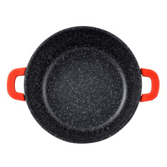 Каструля з кришкою Bergner Chroma. 20 см. 2.2 л (BG-30114-BK)