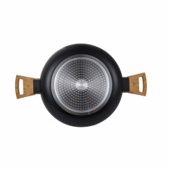 Каструля з кришкою Bergner Earth black. 24 см. 4.3 л (BG-32036-BK)