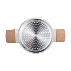 Каструля з кришкою Bergner Naturally. 20 см. 2.4 л (BG-34745-CR)