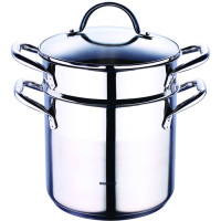 Каструля для пасти з кришкою Bergner Gourmet. 5 л (BG-6520)
