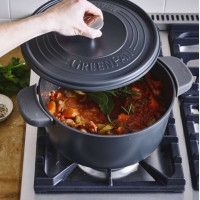 Каструля з кришкою GreenPan Featherweights, 22 см, 3,3 л з керамічним покриттям, чорний (CC005056-001)