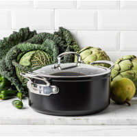 Каструля з кришкою GreenPan Barcelona Pro, 24 см, 4,9 л, з керамічним покриттям (CC005334-001)