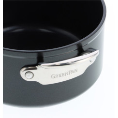 Кастрюля с крышкой GreenPan Barcelona Pro, 24 см, 4,9 л, с керамическим покрытием (CC005334-001)