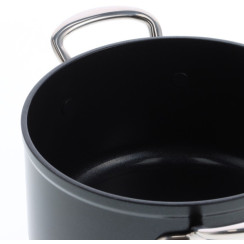 Кастрюля с крышкой GreenPan Barcelona Pro, 24 см, 4,9 л, с керамическим покрытием (CC005334-001)