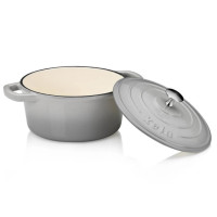Каструля чавунна з кришкою KELA Calido. 24 см 3.8 л (12606)