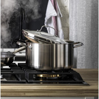 Кастрюля с крышкой KitchenAid Proline. 24 см. 5.7 л (CC001879-001)