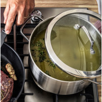 Каструля з кришкою KitchenAid Proline. 20 см. 3.3 л (CC001878-001)