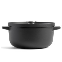 Каструля чавунна з кришкою KitchenAid Matte Oven-to-table. 22 см. 3.3 л (CC004899-001)