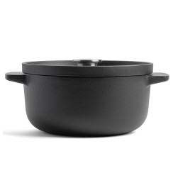 Кастрюля чугунная с крышкой KitchenAid Matte Oven-to-table. 22 см. 3.3 л (CC004899-001)