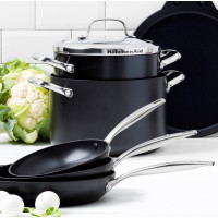 Каструля з кришкою KitchenAid Aluline. 22 см. 5.3 л (CW001973-002)