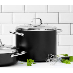 Кастрюля с крышкой KitchenAid Aluline. 24 см. 8 л (CC001258-001)