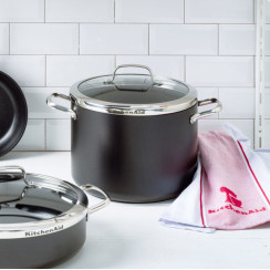 Кастрюля с крышкой KitchenAid Aluline. 24 см. 8 л (CC001258-001)