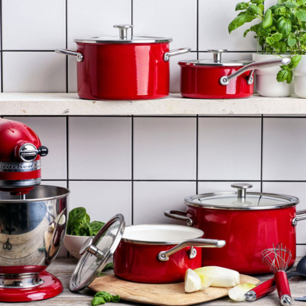 Ківш з кришкою KitchenAid Steel Core 18 см Steel Core (CC003264-001)