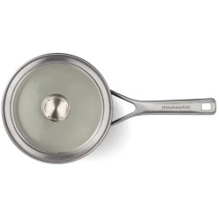 Ківш з кришкою 16 см KitchenAid Steel Core (CC005997-001)