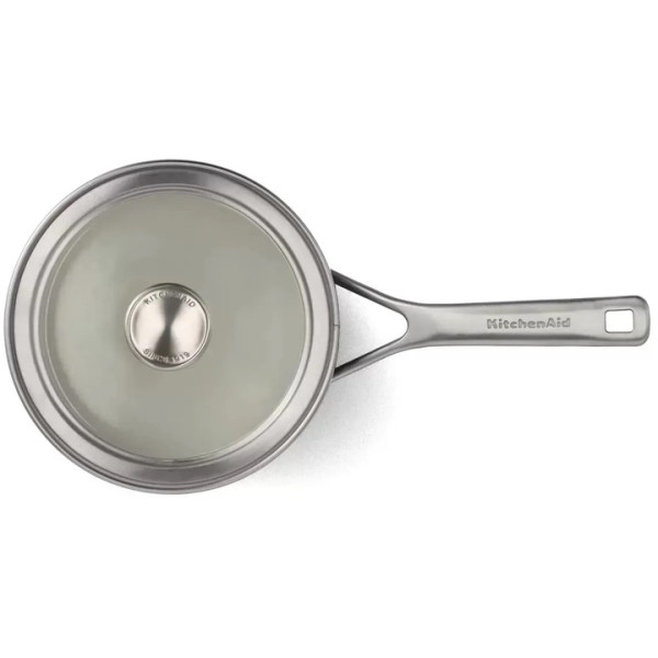 Ковш с крышкой 16 см KitchenAid Steel Core (CC005997-001)