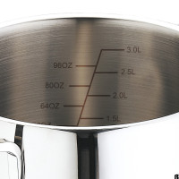 Набор из кастрюль Bergner Classic. 1.7 л. 2.3 л. 3.3 л. 6 предметов (BG-6284)