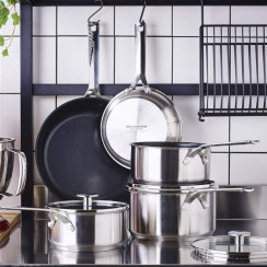 Набір посуду KitchenAid. 8 пр.. 16/18/20 см. 1.49/2.13/3.11 л. 20+28 см (CC004221-001)