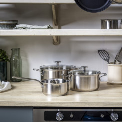 Набір посуду KitchenAid. 5 пр. 16/20/24 см. 1.5/3.1/4.8 л (CC005088-001)