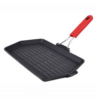 Сковорода-гриль Bergner Bbq lovers. 34.3x20.4 см (BG-34131-BK)