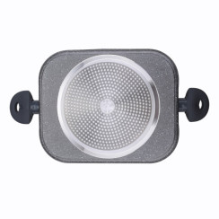 Сковорода-гриль Bergner Bbq lovers. 33.5x22 см (BG-34132-BK)