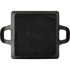 Сковорода чавунна з дошкою для сервіровки Bergner MasterPro. 12.6x18.5 см (BGMP-3805-EM)