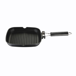 Сковорода-гриль Bergner Bbq lovers, 24x24 см (BGEU-1101)