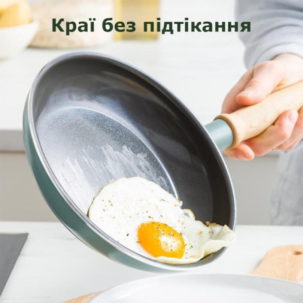 Сковорода GreenPan Mayflower, 20 см з керамічним покриттям, небесно-голубий (CC001667-001)
