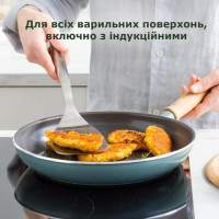 Сковорода GreenPan Mayflower, 24 см з керамічним покриттям, небесно-голубий (CC001668-001)