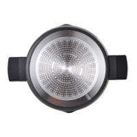 Сотейник с крышкой Bergner Ion, 3.37 л (BG-35803-BK)