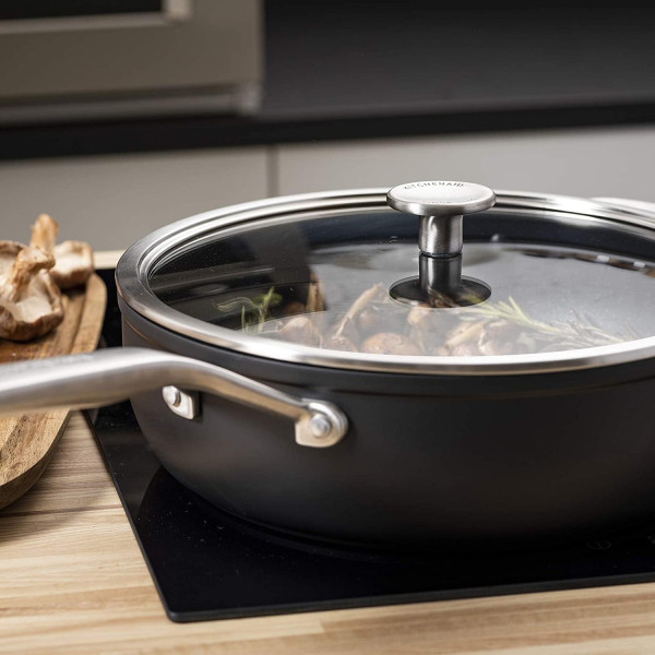 Ківш з кришкою KitchenAid FHA, 28 см з керамічним покриттям (CC005697-001)
