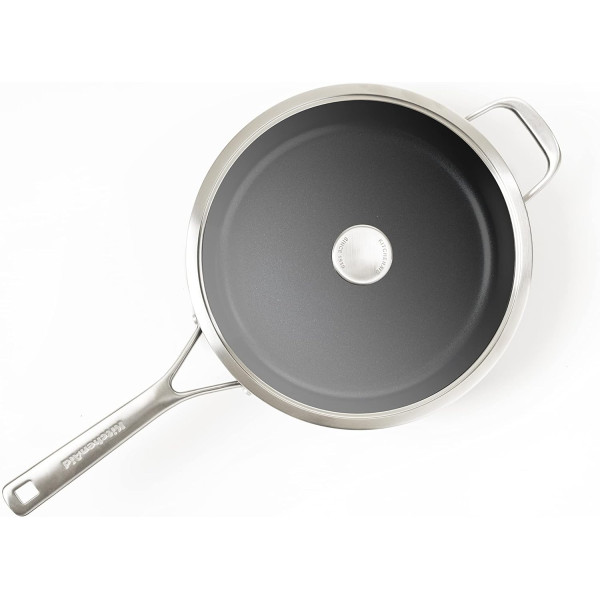 Ківш з кришкою KitchenAid FHA, 28 см з керамічним покриттям (CC005697-001)