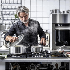 Ківш з кришкою KitchenAid MSS, 24 см, 3,1 л (CC003251-001)