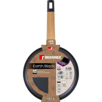Сковорода для блинов Bergner Earth black, 24 см (BG-34626-BK)