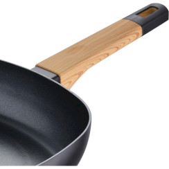 Сковорода гриль Bergner Earth black, 28 см (BG-34625-BK)