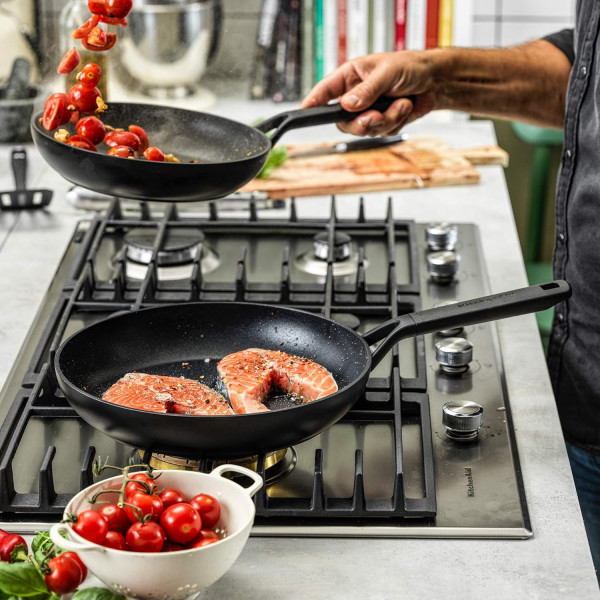 Набір сковорідок KitchenAid CFA, 20+24+28 см з керамічним покриттям (CC003570-001)