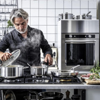 Вок з кришкою KitchenAid MSS, 28 см, 3,5 л (CC003254-001)