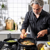 Набір сковорідок KitchenAid CFA, 20+28 см з керамічним покриттям (CC005685-001)