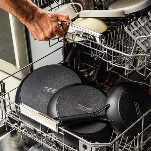 Набір сковорідок KitchenAid CFA, 24+28 см з керамічним покриттям (CC003569-001)