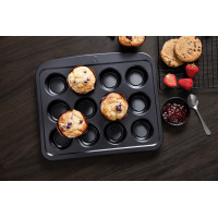 Форма для випікання мафінів MasterPro Foodies collection, на 12 маффінів (BGMP-7342)