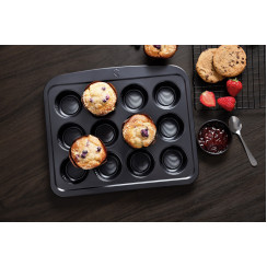 Форма для випікання мафінів MasterPro Foodies collection, на 12 маффінів (BGMP-7342)