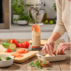 Форма для випічки з кришкою KitchenAid керамогранітна, 6,5х15,5х26 см, 0,9л, кремовий колір (CC006105-001)