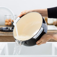 Гусятниця чавунна з кришкою KitchenAid, 30 см, 5,6 л, чорна (CC006064-001)