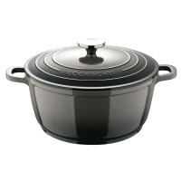 Каструля з кришкою Bergner Excalibur, сіра, 20 см, 2,2 л (BG-36100-GY)