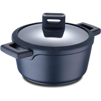 Каструля з кришкою MasterPro Indigo, 28 см, 3 л (BGMP-7980)