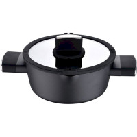 Каструля з кришкою Bergner Ion plus, 20 см, 2 л (BG-35910-BK)