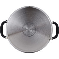 Каструля висока з кришкою MasterPro Foodies collection, 4 л (BGMP-1505-BK)