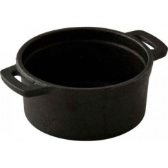 Каструля чавунна з кришкою міні з сервер. дошкою MasterPro Cook & share, 10 см, 0,16 л (BGMP-3804-4)