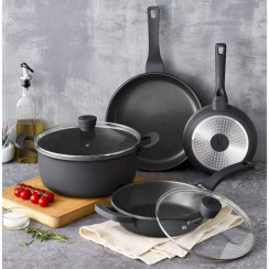 Каструля з кришкою Bergner Retro, 20 см, 2,5 л (BG-30737-NP)