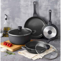 Каструля з кришкою Bergner Retro, 24 см, 4,1 л (BG-30738-NP)