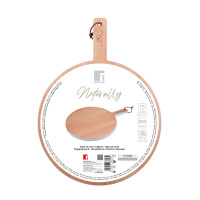 Дошка для нарізання Bergner Naturally, 38х28 см (BG-39973-WH)
